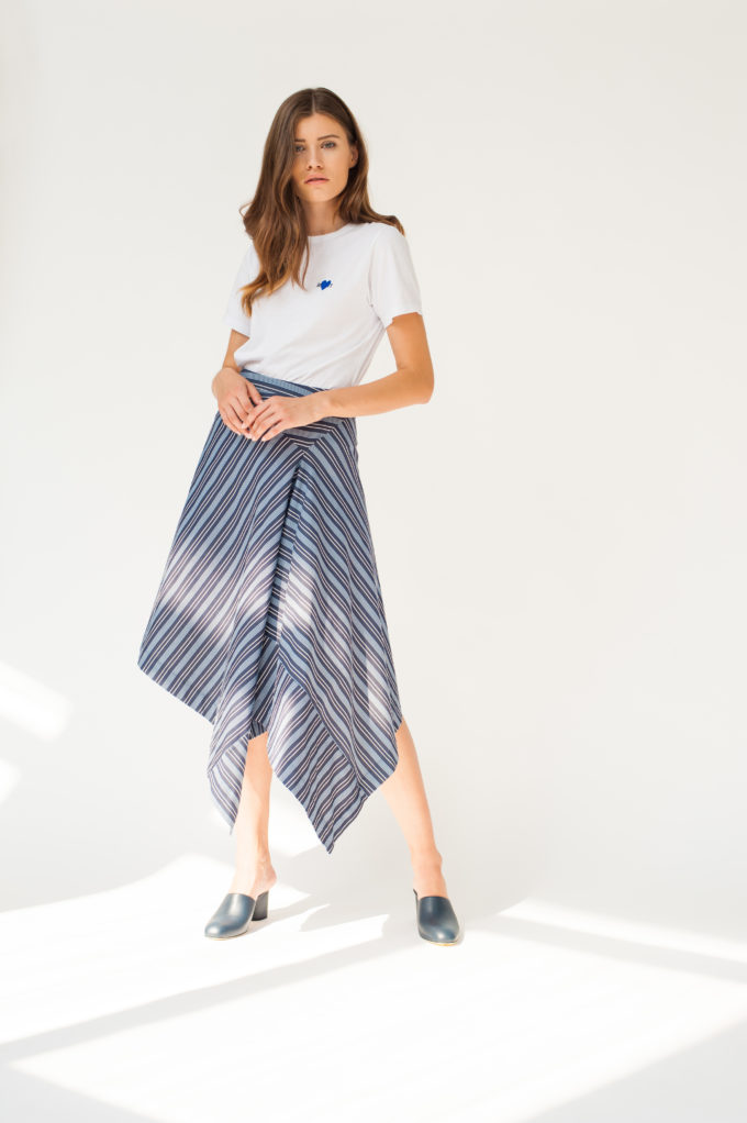 Asymmetrical skirt