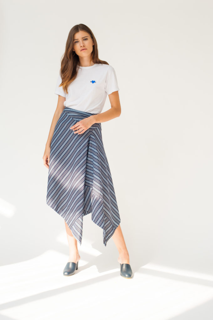 Asymmetrical skirt