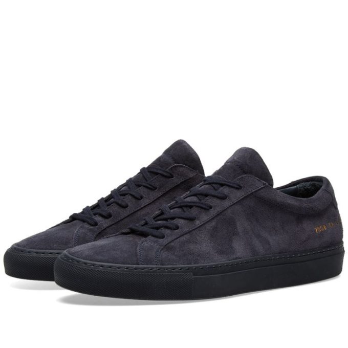 Low Navy Suede