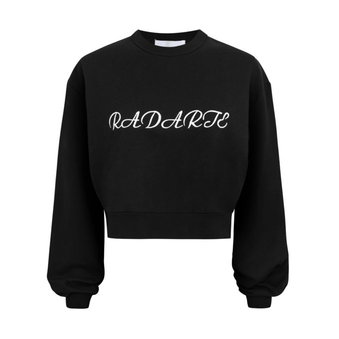 Short black LA sweatshirt