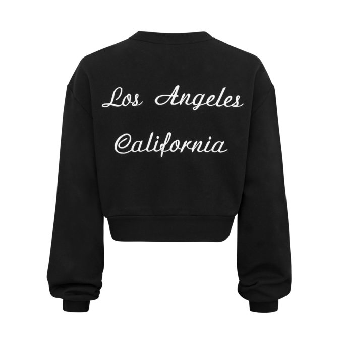Short black LA sweatshirt
