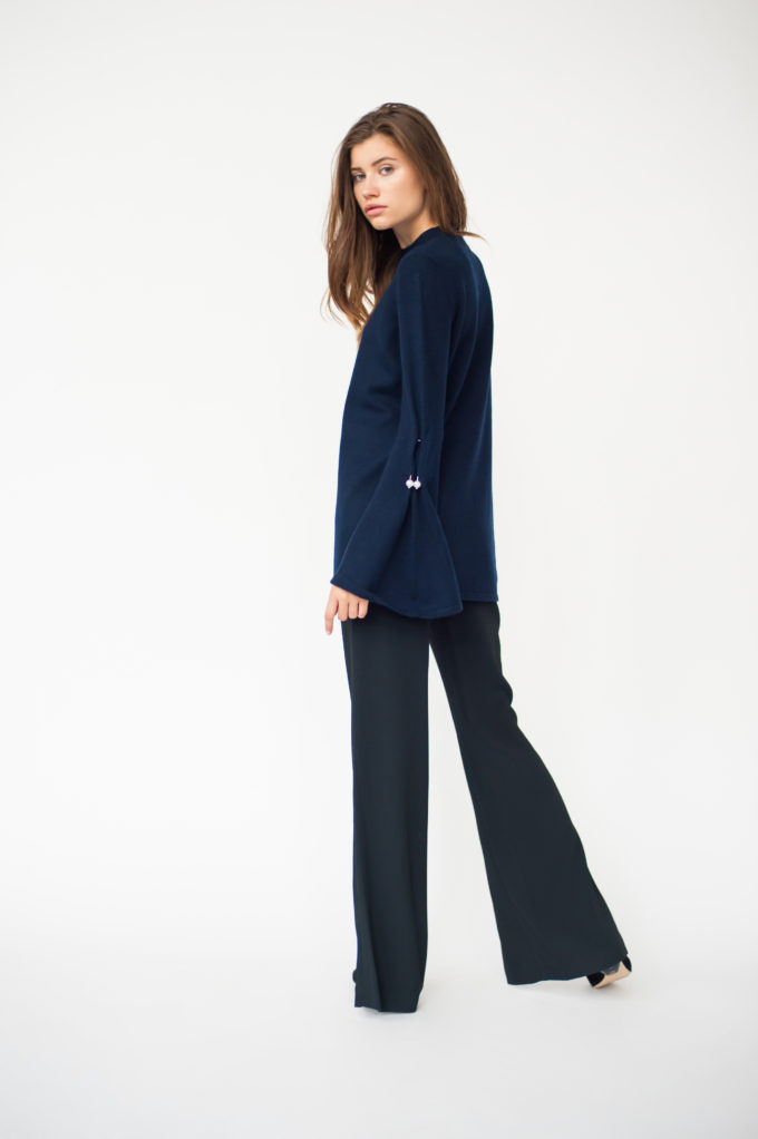 Granatowy sweter Maxine