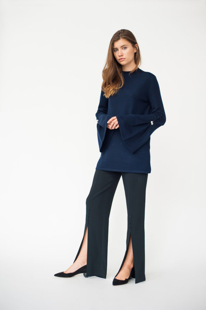 Granatowy sweter Maxine