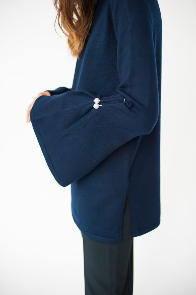 Granatowy sweter Maxine