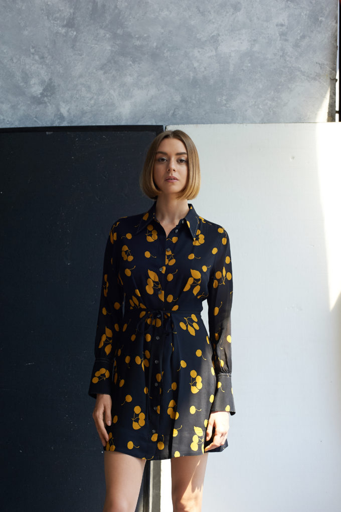 Koszulowa sukienka mini