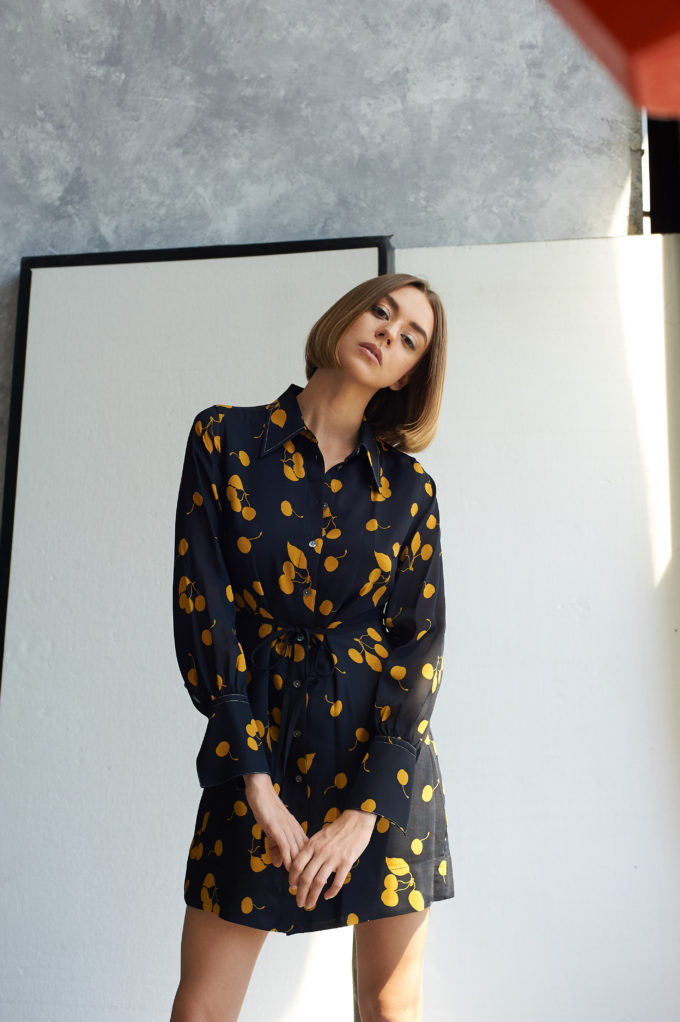 Koszulowa sukienka mini