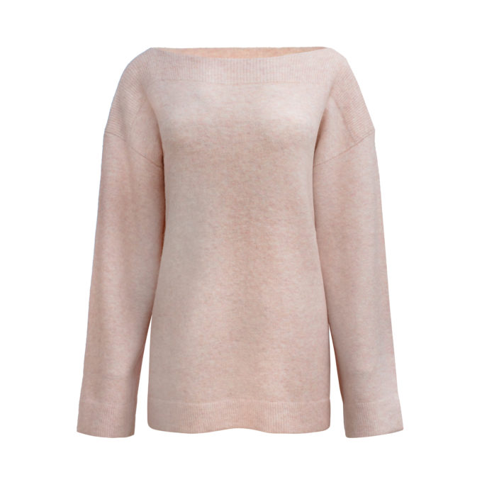 Pudrowy sweter