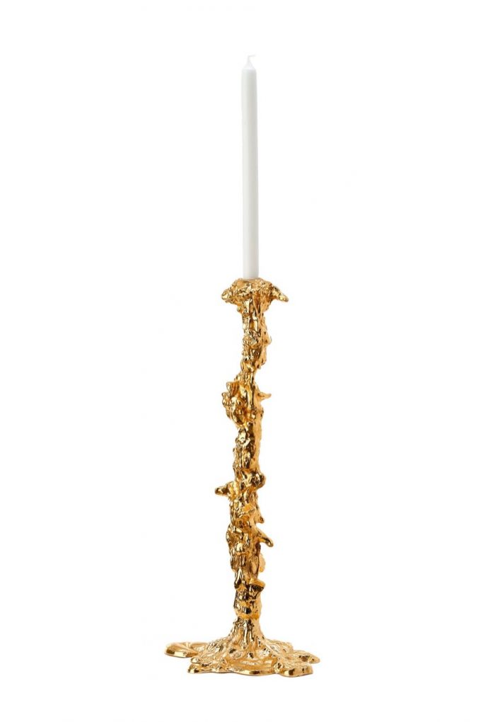 Drip Candle Holder XXL Gold