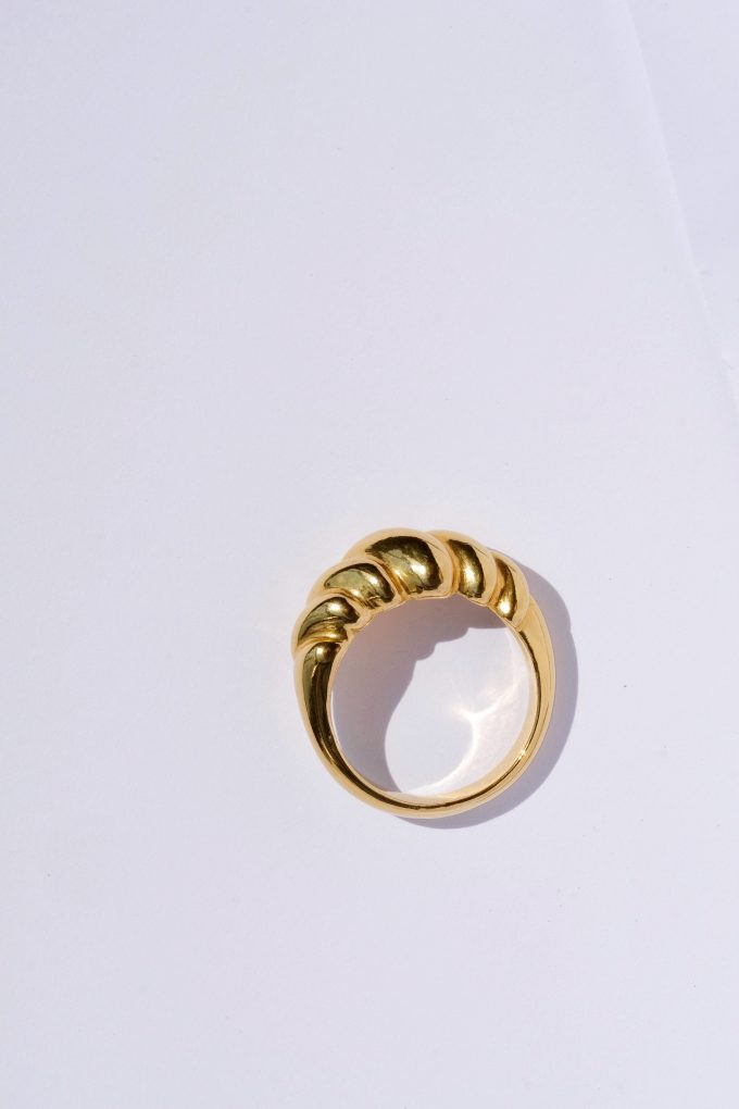 Pierścionek Wave Gold