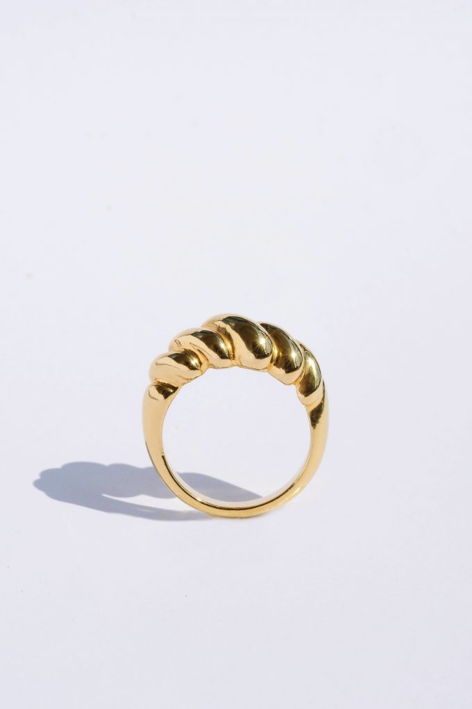 Pierścionek Wave Gold