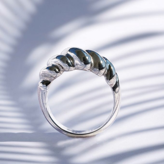 Pierścionek Wave Silver