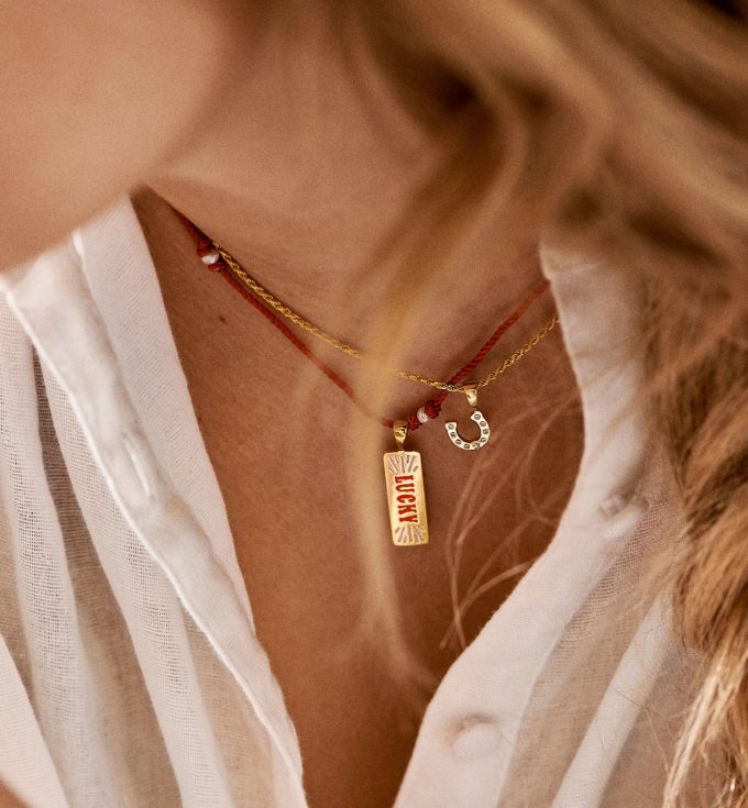 Horseshoe Necklace Charm