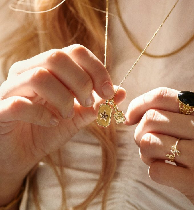 Dallas Tag Necklace Charm