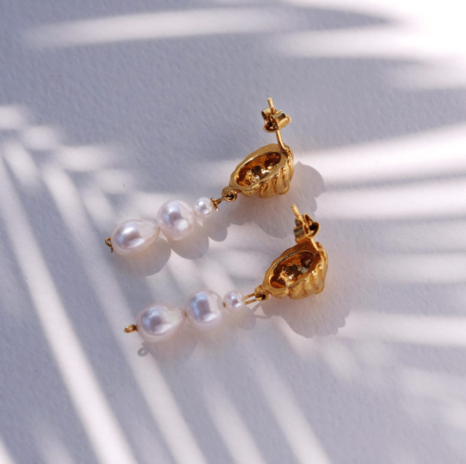 Kolczyki Venus in Pearls