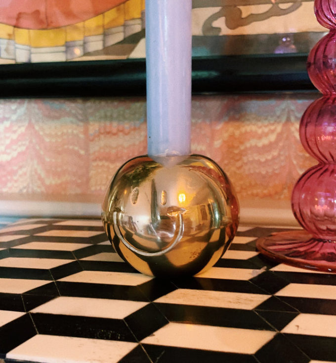 Smiley Candle Holder
