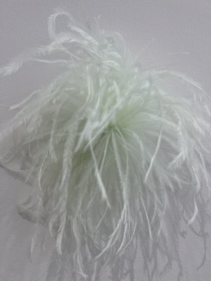 Mint Feather Brooch