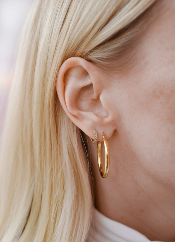 Large Hoops Gold