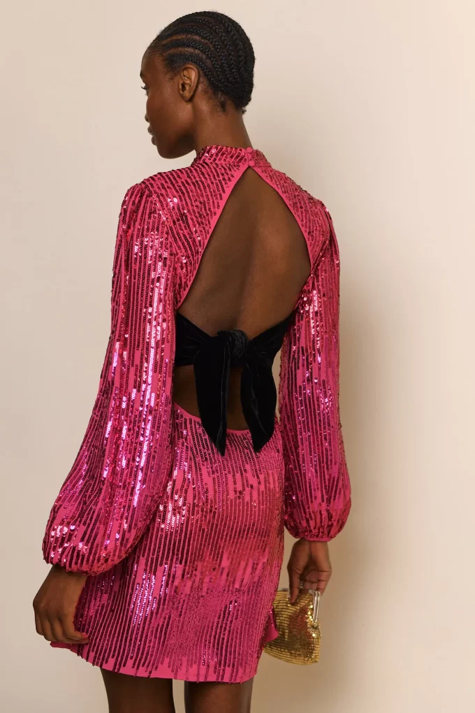 Lara Hot Pink Sequin