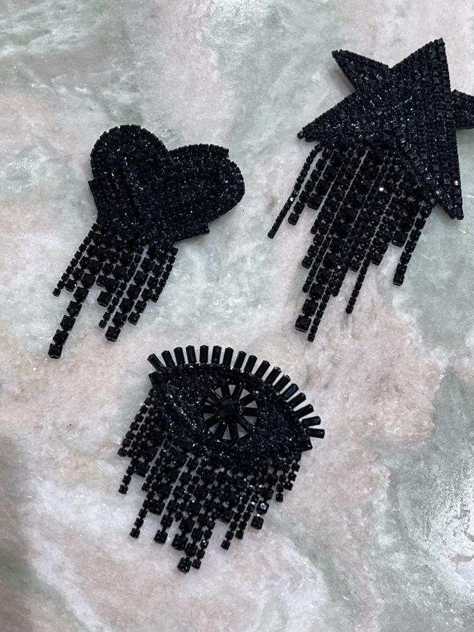 Black Heart Brooch