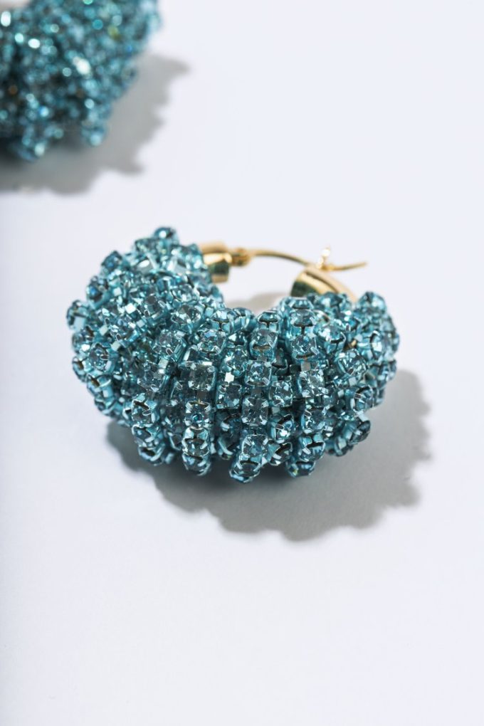 TURQOUISE FRINGE BALLS