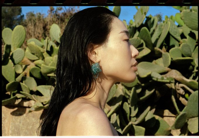 TURQOUISE FRINGE BALLS