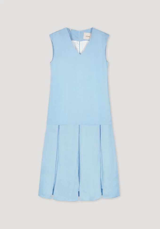 V-neck Panelled Dress