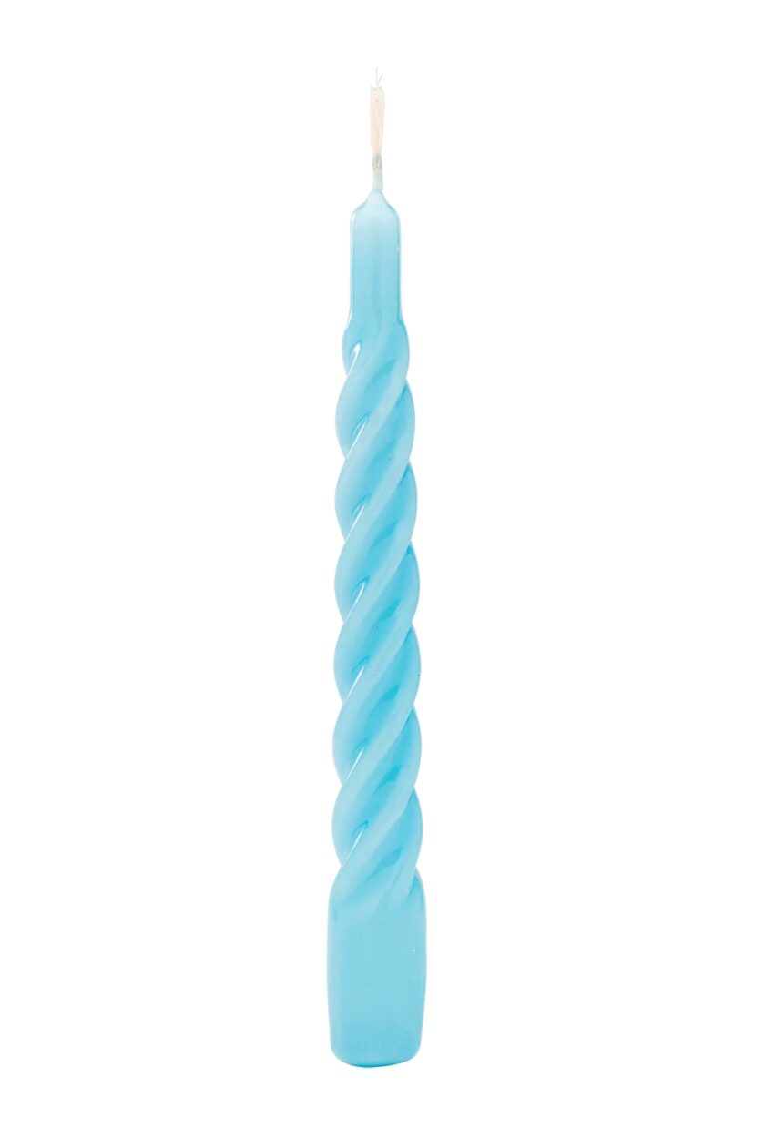 Twisted candle blue
