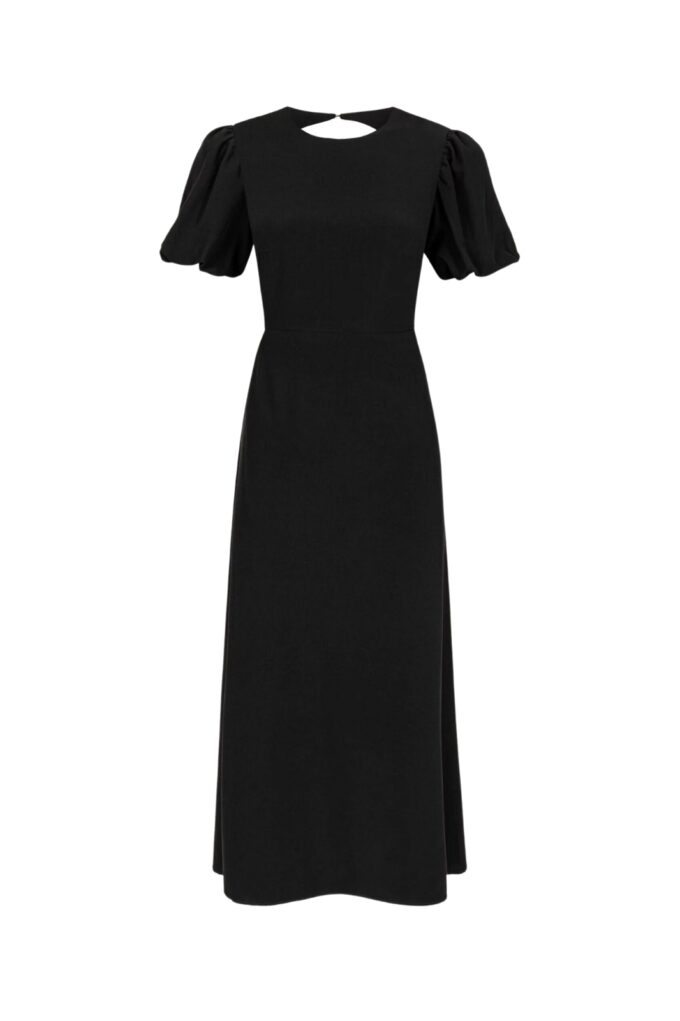 Black Jolanta Midi Dress, WHISTLES