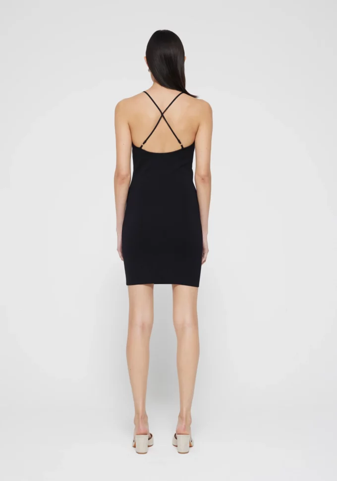 Knitted Cut - Out Dess Black