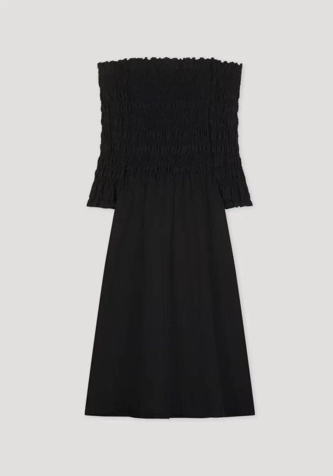 Smocked Off - Shoulders Dress