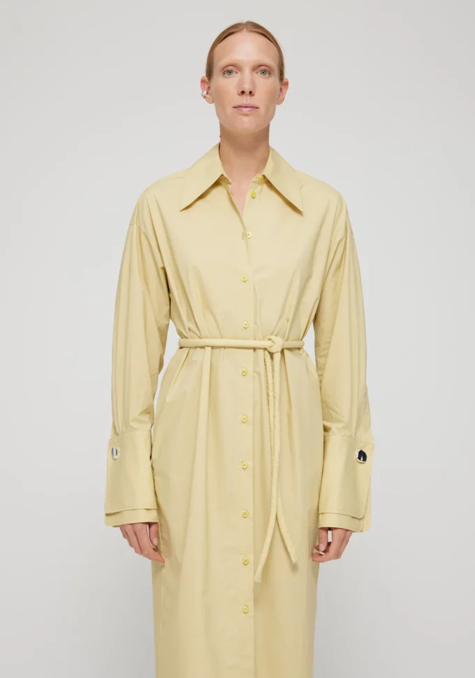 Double - Cuff Shirt Dress