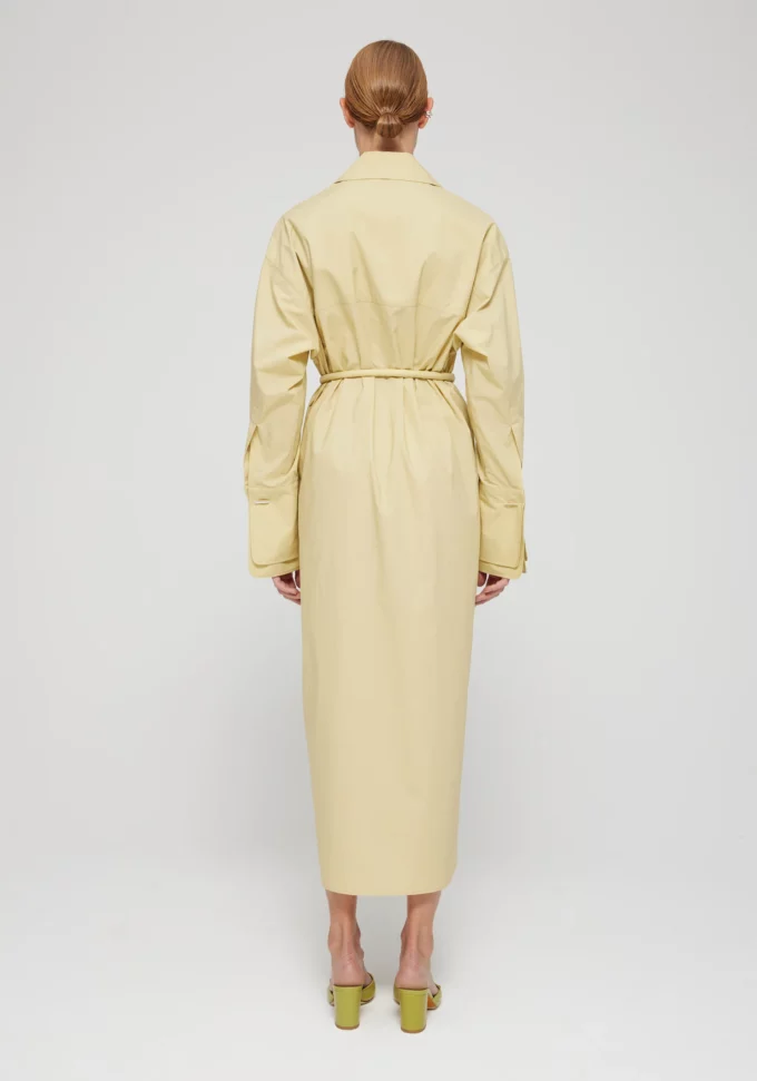 Double - Cuff Shirt Dress