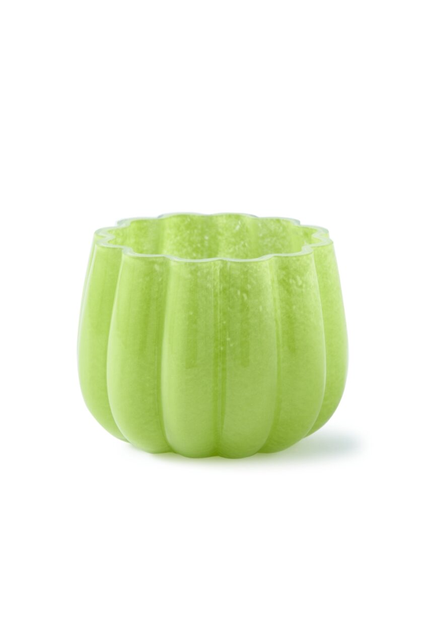 Melon green candle holder