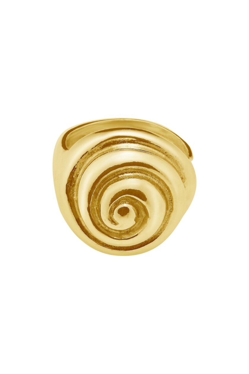 Escargot Gold Ring