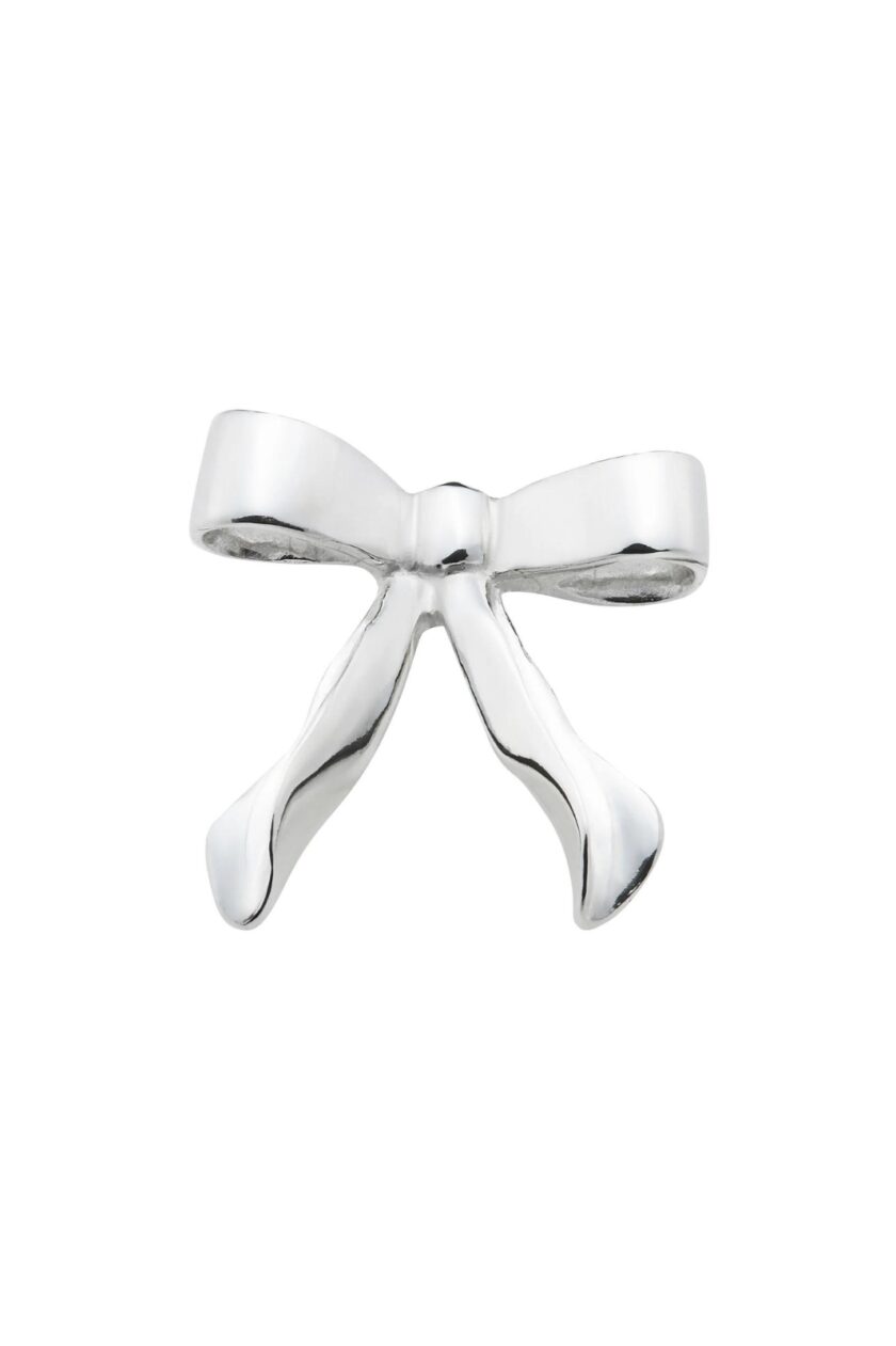 bow silver ring