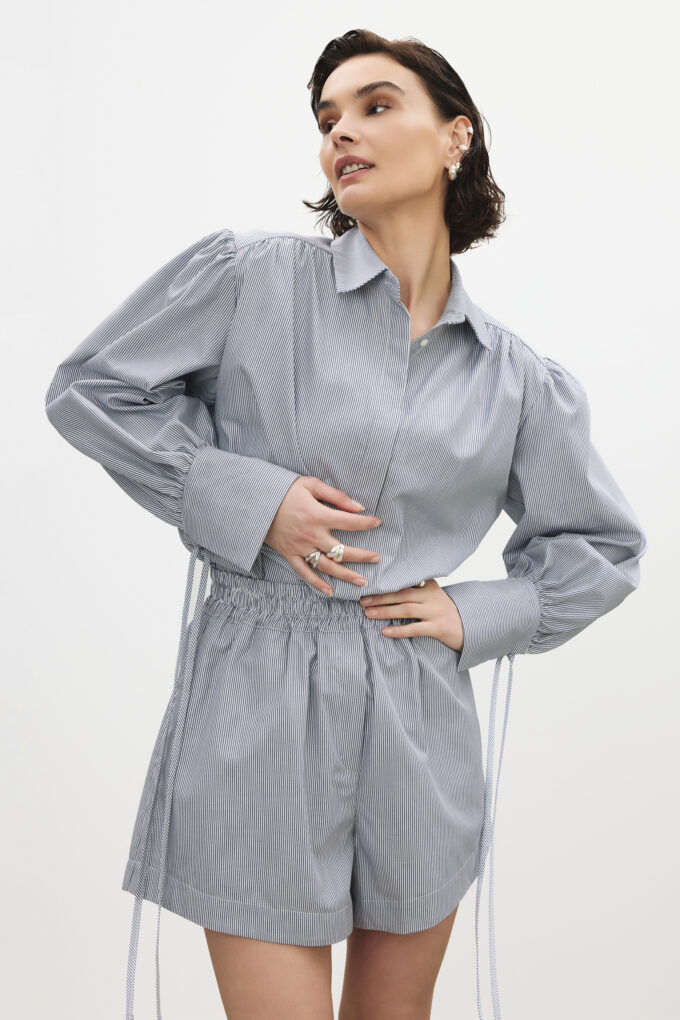 Sully Shirt Navy Stripes