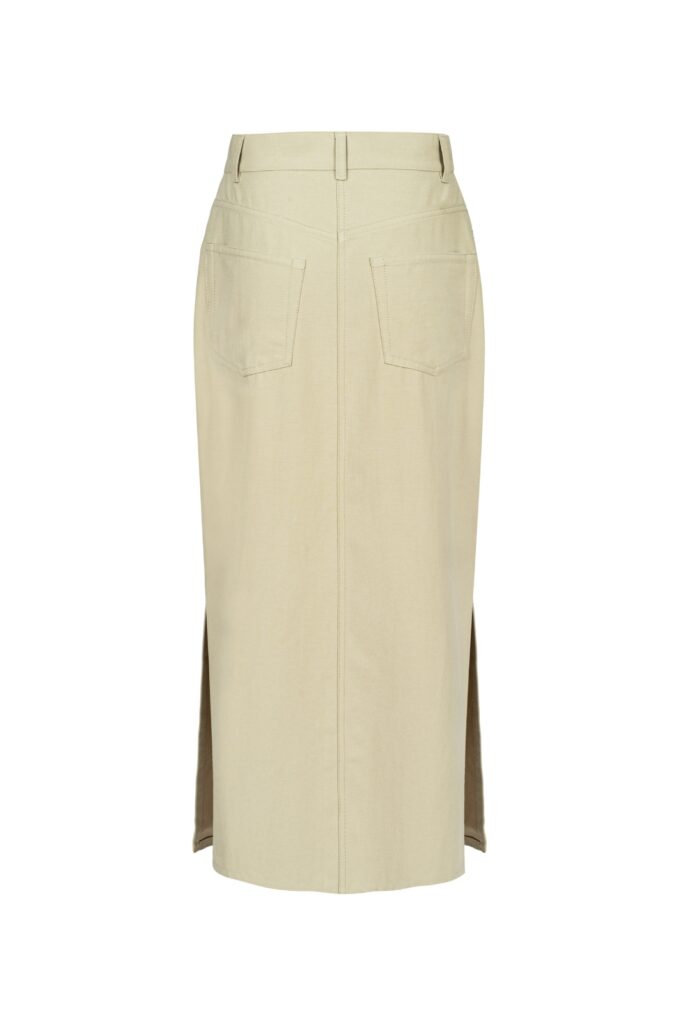 Piper Sage Midi Skirt