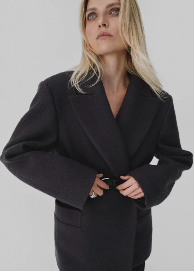 Chloe Grey Oversized Blazer