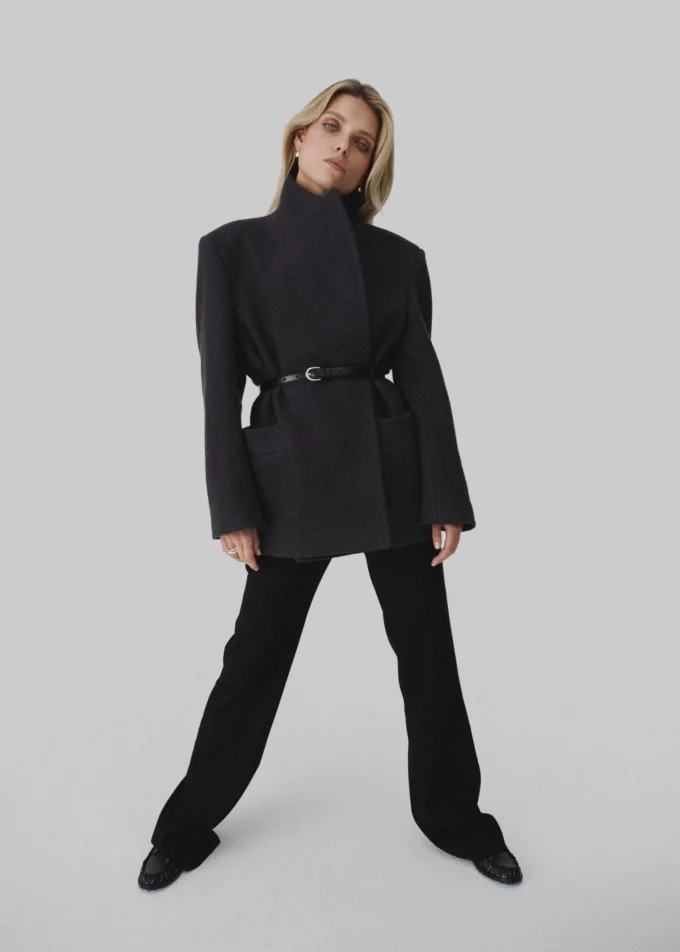 Chloe Grey Oversized Blazer