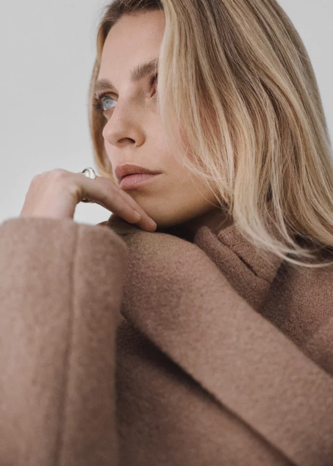 Chloe Camel Oversized Blazer