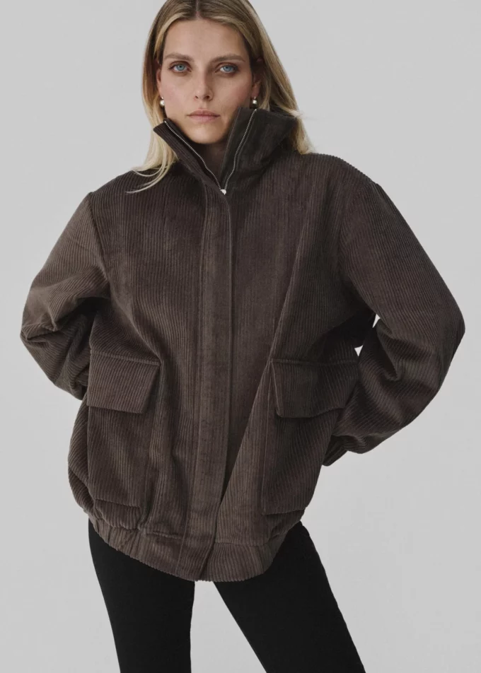 Hudson Corduroy Bomber Jacket