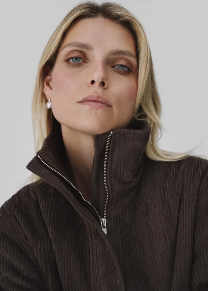 Hudson Corduroy Bomber Jacket