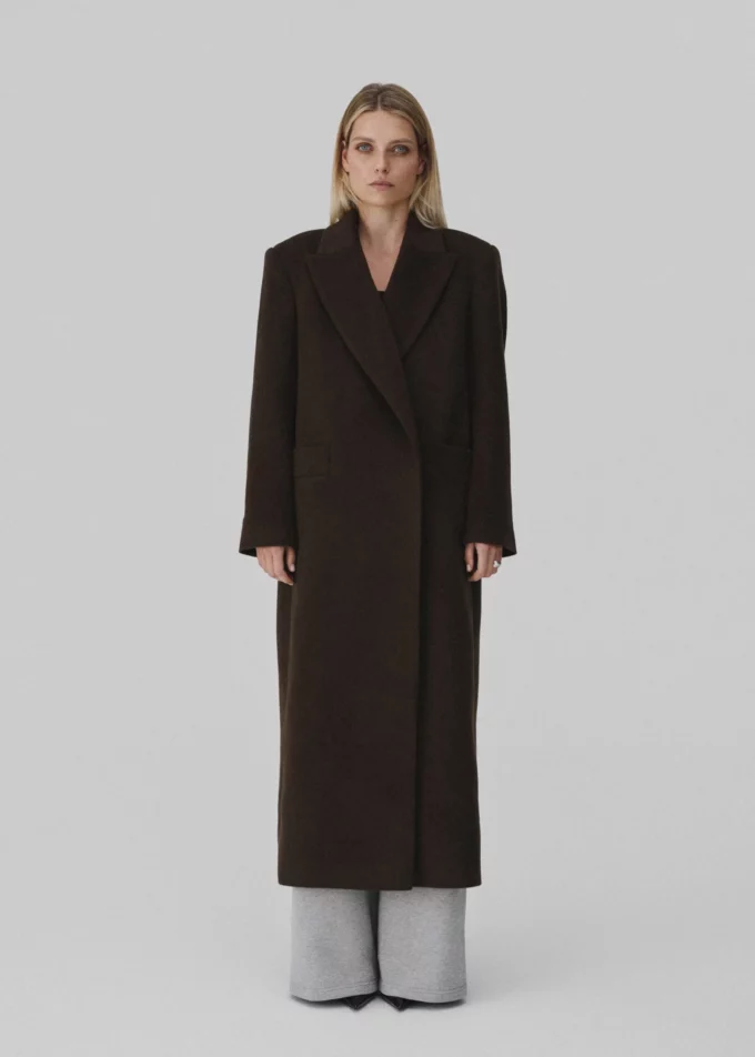 Rowan Brown Wool Coat