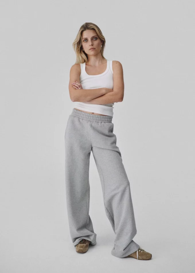 Sloane White Ribbed Top