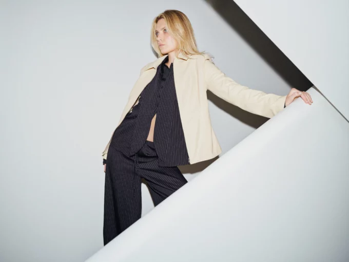 Mila Black Stripe Pants