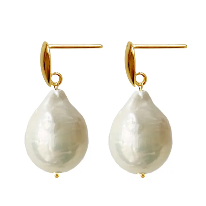 Gisele Earrings Gold - Image 2