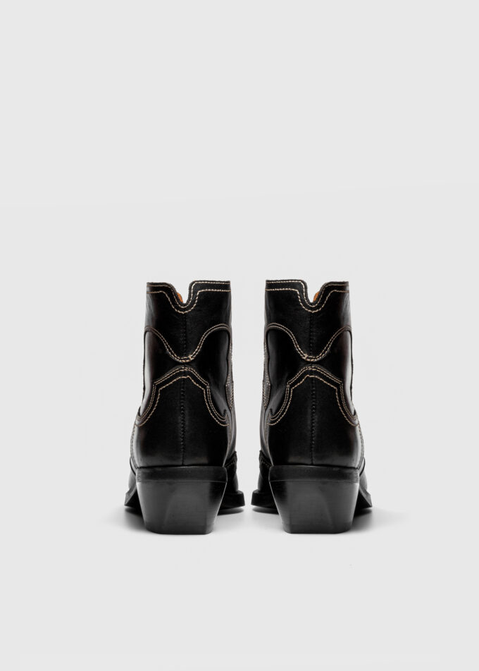 Kowbojki Western Black