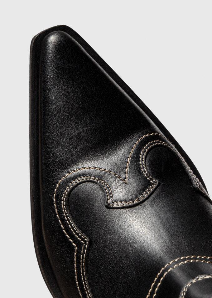 Kowbojki Western Black