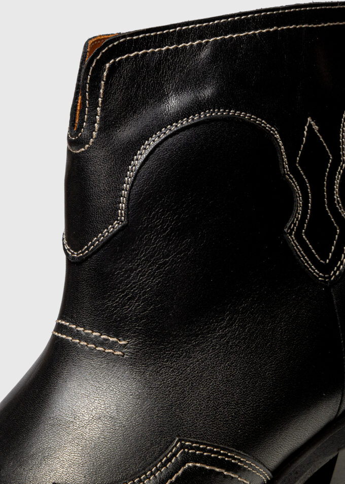 Kowbojki Western Black