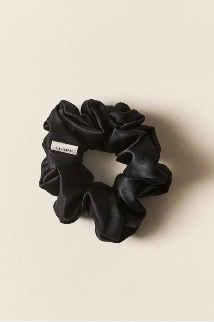 The Midi Scrunchie Black